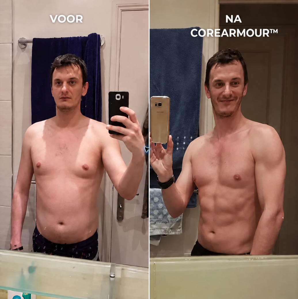 Voor en na CoreArmour