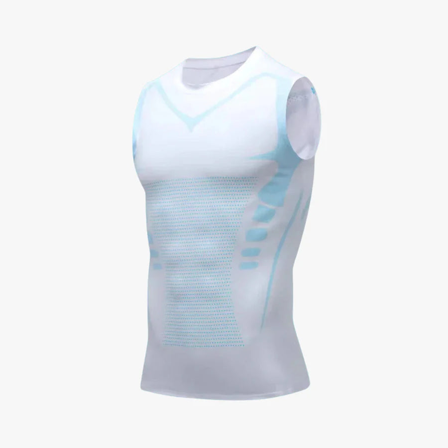 Witte CoreArmour-compressietop
